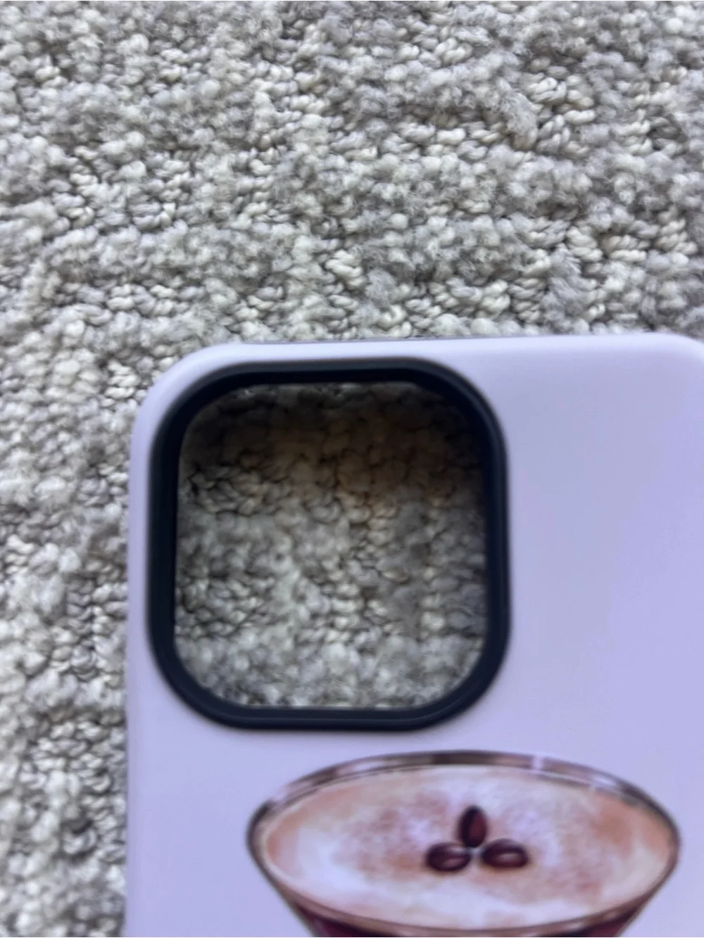 Lavender Cocktail Graphic Phone Case - iPhone 13 Pro Compatible Cell Phones